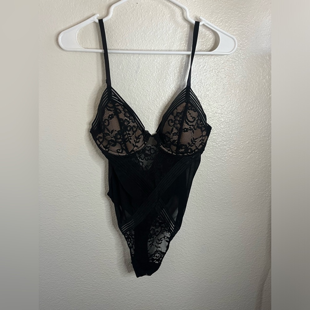 NWT Adore Me Lace Thong Bodysuit